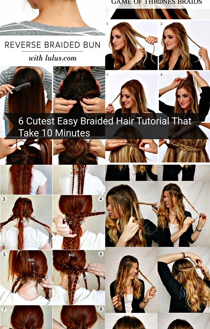 6 cutest easy braided hair tutorial in 10 minutes cov