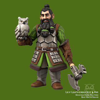 leif - ranger, brewer, owl friend