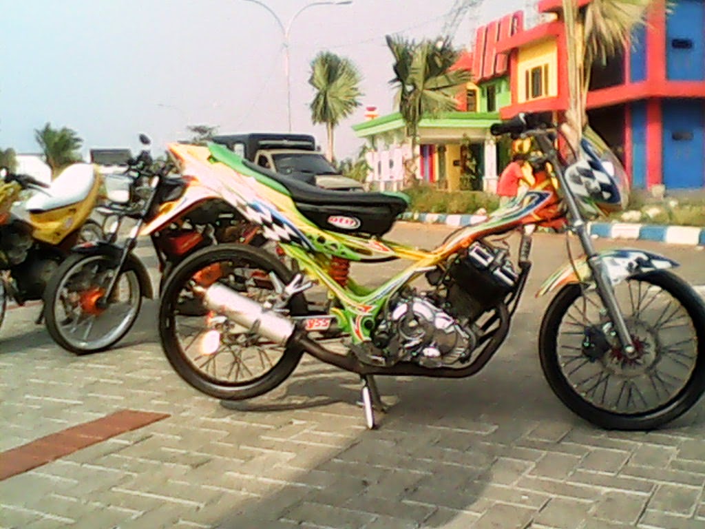 Modifikasi Motor Satria Fu 150cc Racing Look 2014 Motor