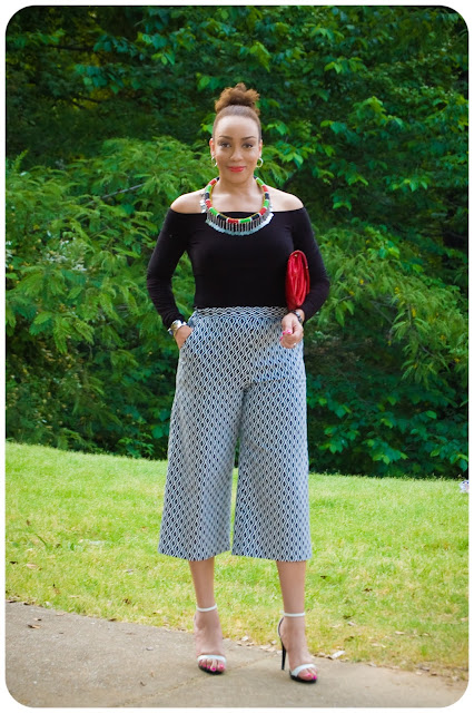 Erica B.'s - D.I.Y. Style!: Butterick 6183 - Tribal Print Culottes