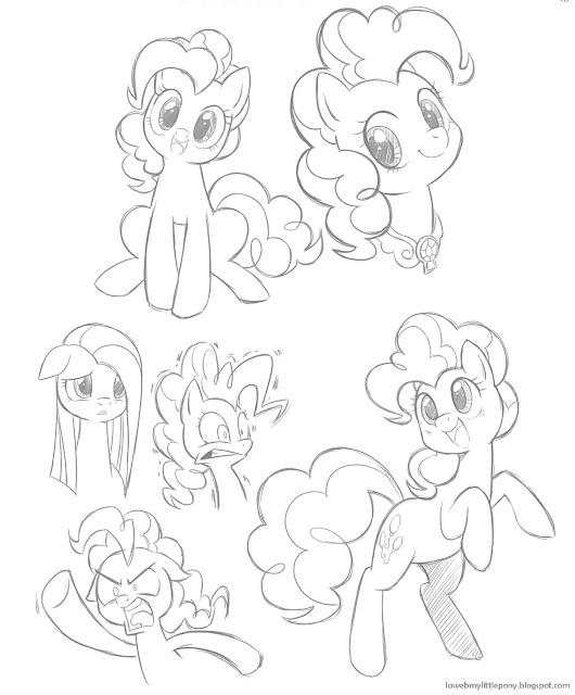 Dibujos de Pinkie Pie para colorear