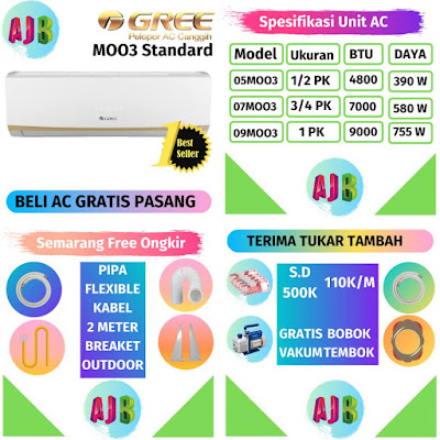 Daftar Harga AC Gree Terbaru 2019