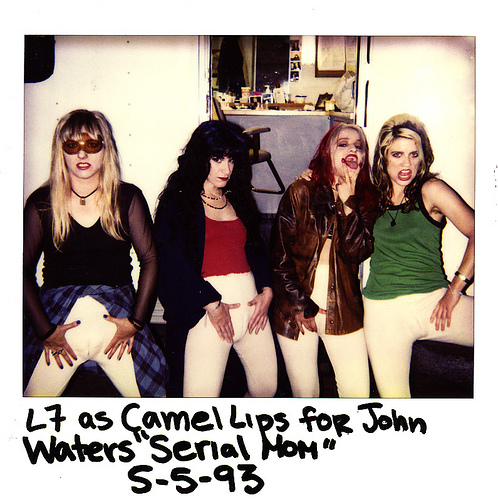 L7 as Camel Lips in 'Serial Mom' 1993. PunkMetalRap.com