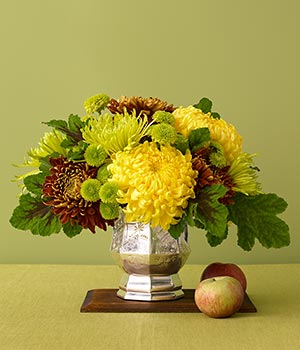 Another great way to add fall color is with a fall wreath to hang on 