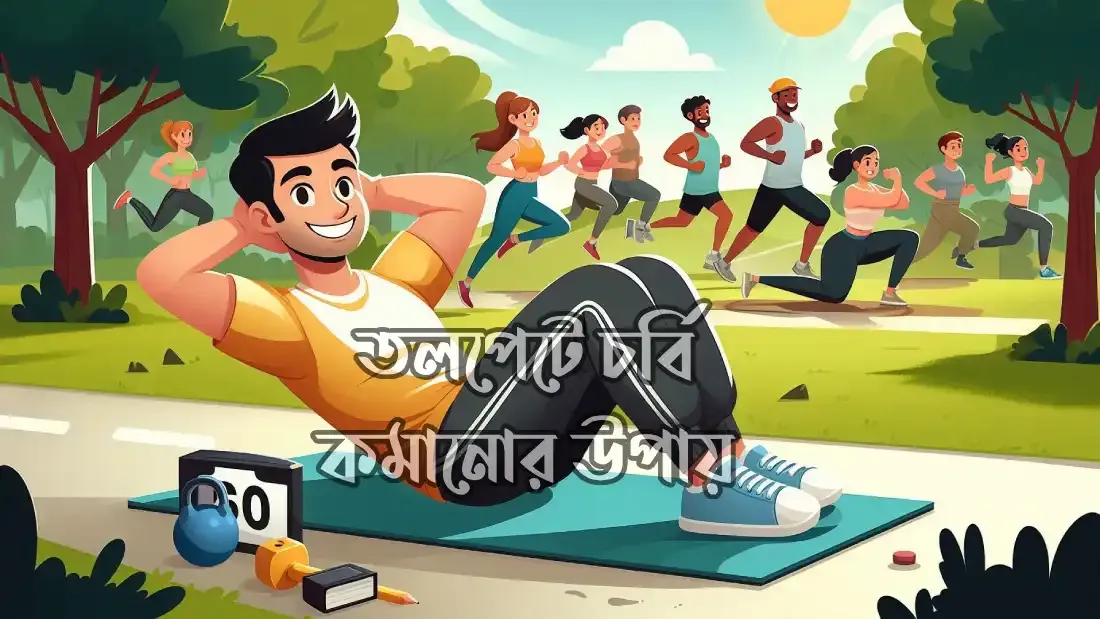 কিভাবে-পেটের-চর্বি-কমানো-যায়