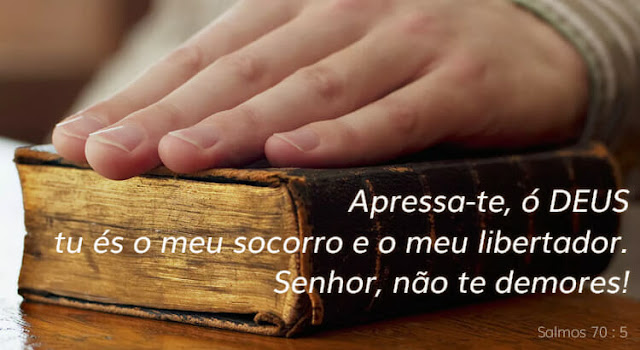 Imagem Salmo 70:5