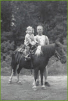 Oliver, Dad, and me. 1953