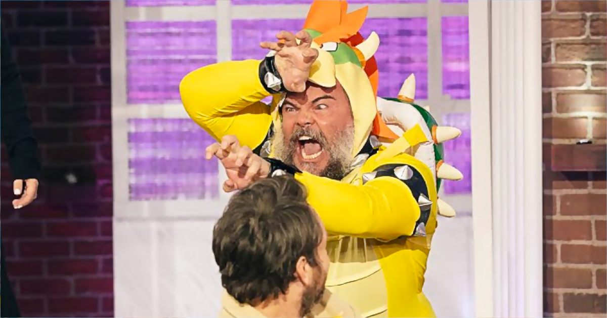 Super Mario Bros.' Cast Pranks Jack Black Into Wearing Bowser Costume On  Kelly Clarkson Show 
