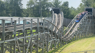 Wooden Warrior Roller Coaster Tunnel Quassy