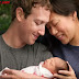 مارك زوكربيرغ  مؤسس الفيس بوك وزوجته يرزقان بطفلة ويتنازلان عن 99 بالمئة من ثروتهما