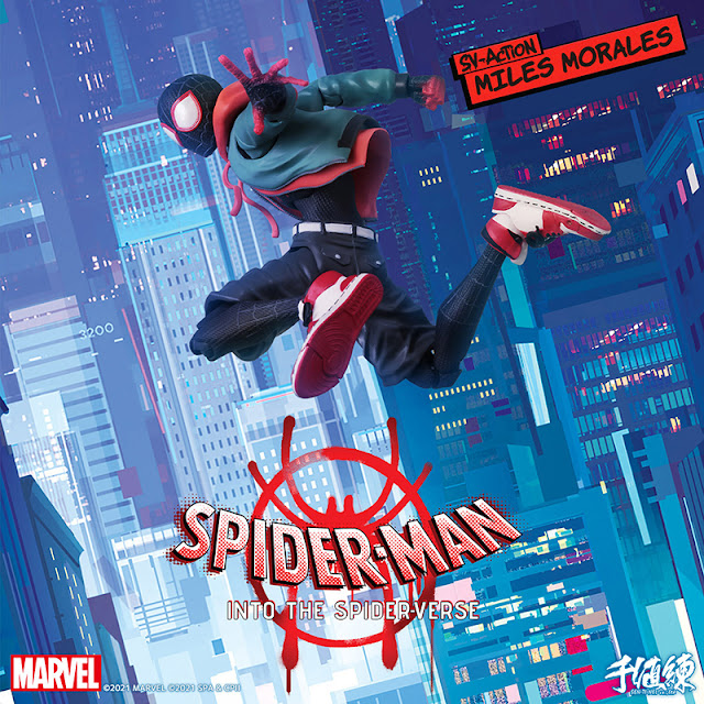 Figura de Spider-Man: Into the Spider-Verse SV-ACTION Miles Morales - Sentinel