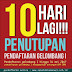 10 HARI LAGI GELOMBANG 1 DI TUTUP!