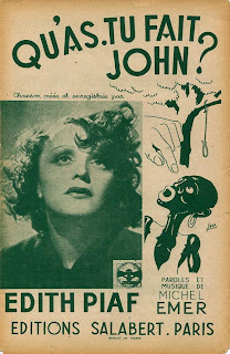 Edith Piaf - Qu'as-tu fait John ? - France - 1945