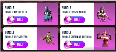 Cara Mendapatkan Bundle Arctic Blue FF dan Bundle Crimson Red di Event Magic Shop 3.0 Free Fire