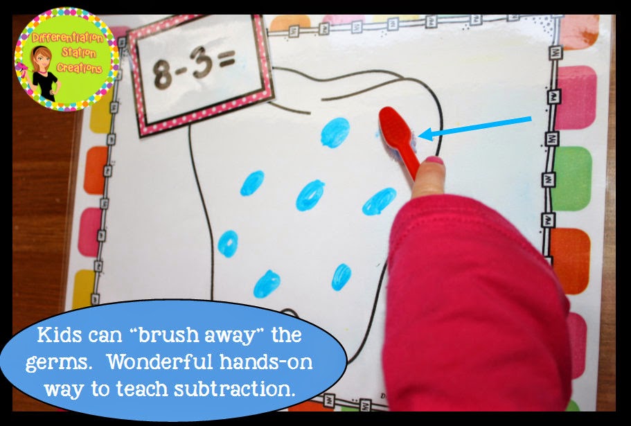 You can see more ideas for hands on learning with subtraction here.