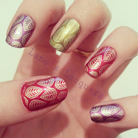 throwback-thursday-barielle-autumnal-gold-leaf-nail-art