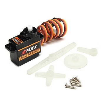 Emax ES08A II Mini Plastic Gear Analog Servo for RC Models hown - store