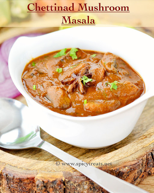 Chettinad Mushroom Masala