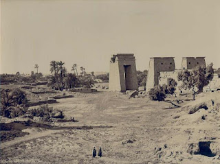 the famous Karnak gate in 1875