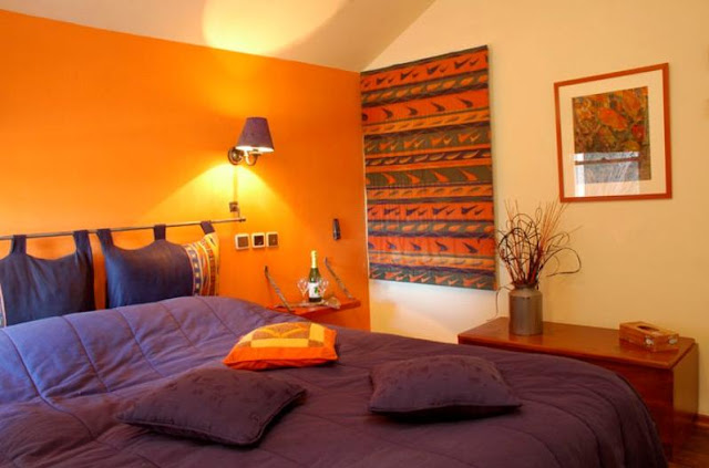 Purple And Orange Bedroom Decor