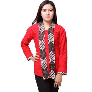 Gambar Model Baju Batik Kantor Terbaru