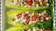 BLTA Chicken Salad Lettuce Wraps (Cooking Classy)