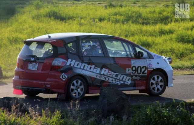 Honda Fit Rally car at 2013 Oregon Trail Rally