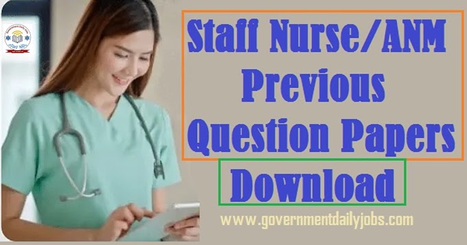 UPPSC STAFF NURSE SOLVED PREVIOUS YEAR QUESTION PAPERS