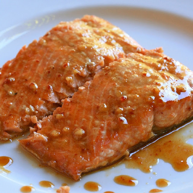 Red Lobster Maple-Glazed Salmon and Shrimp Recipe