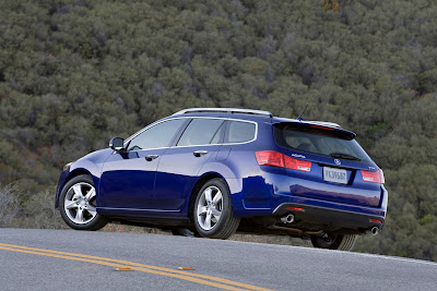 2011 Acura TSX Sport Wagon Rear Side View