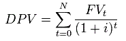 discounted cash flow formula