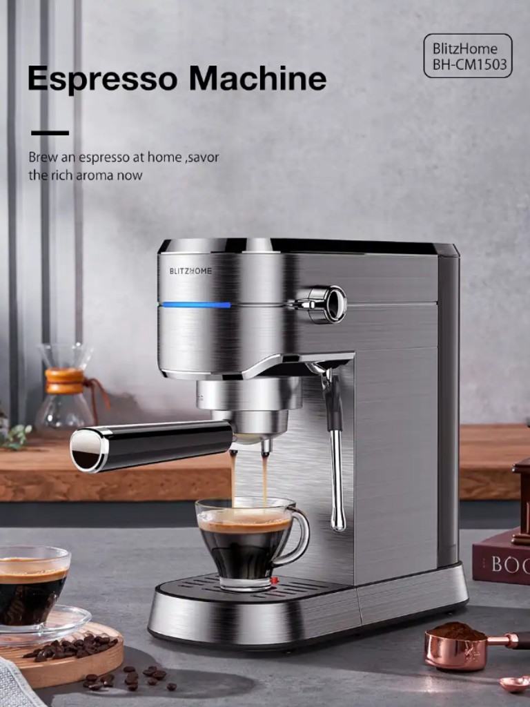Blitzhome cm1503 How to use an espresso machine UniqueMag