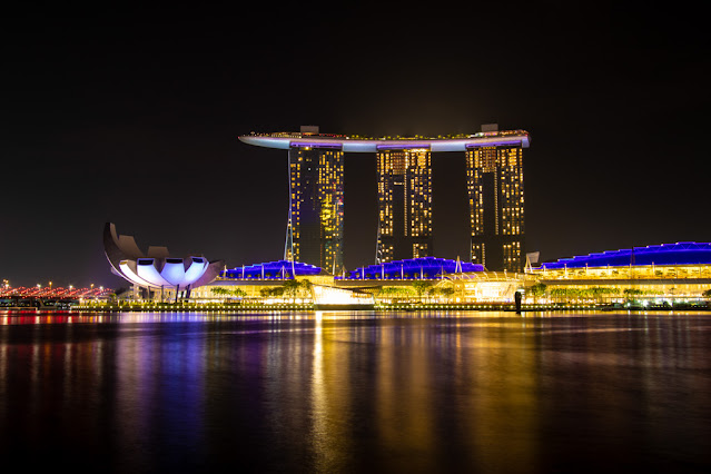 ArtScience Museum e Marina bay Sands-Singapore