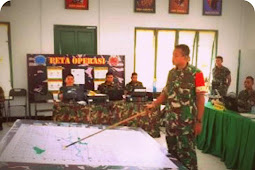 Yonif 731/Kabaresi Gelar Latihan Posko I Simulasi Pertempuran