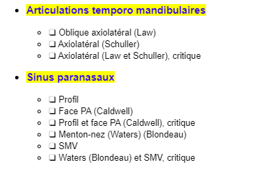 os de la face et sinus paranasaux