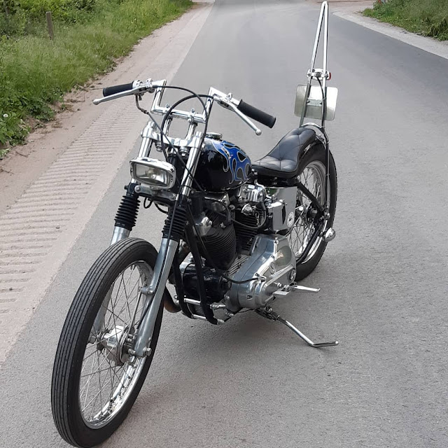 Harley Davidson Shovelhead By Roll Without Control Hell Kustom