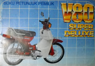 Koleksi Buku Antik: MBK09- Manual Book Yamaha V80 Super