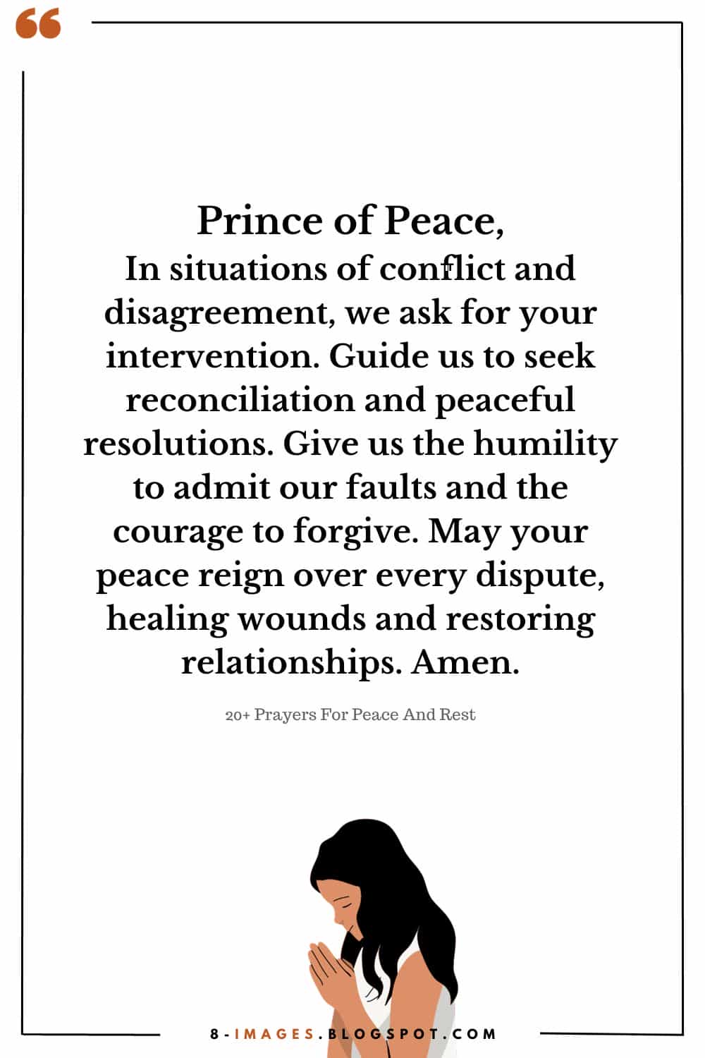 Prayers For Peace And Rest