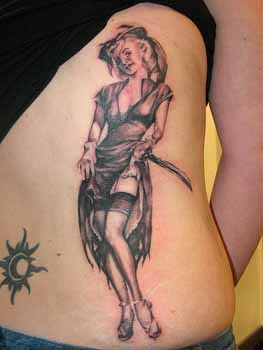 girl tattoo