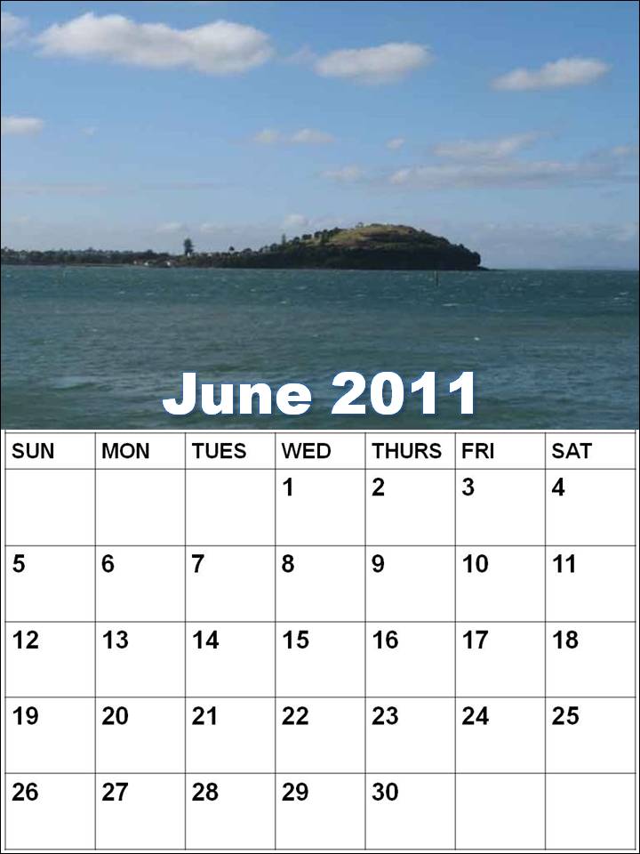 june 2011 calendar printable. June 2011 Calendar printable