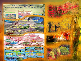 Corsi di Erboristeria “Di Erba in Erba©” - Programmazione 2016-2107, Un viaggio etnobotanico dalle antiche civiltà ad oggi, per scoprire come trarre benefici dalle piante che ci circondano e a noi familiari...,Consulenza naturopatica, Cromoterapia, Cromoestetica, Floriterapia Mediterranea, esperta di Cosmesi naturale personalizzata, esperienza trentennale da 0 a 100 anni, Docente del Corso di Erboristeria “Di Erba in Erba©” e Istruttrice di “Tai Chi Chuan” http://dierbainerba.blogspot.it - © Maria Caterina Ranieri – all rights reserved ॐ