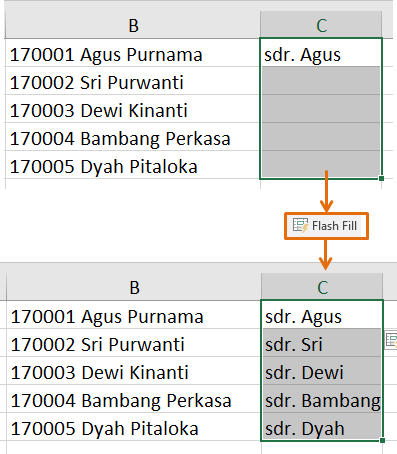 Langkah-Langkah Fill Flash