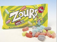 Zours sour candy