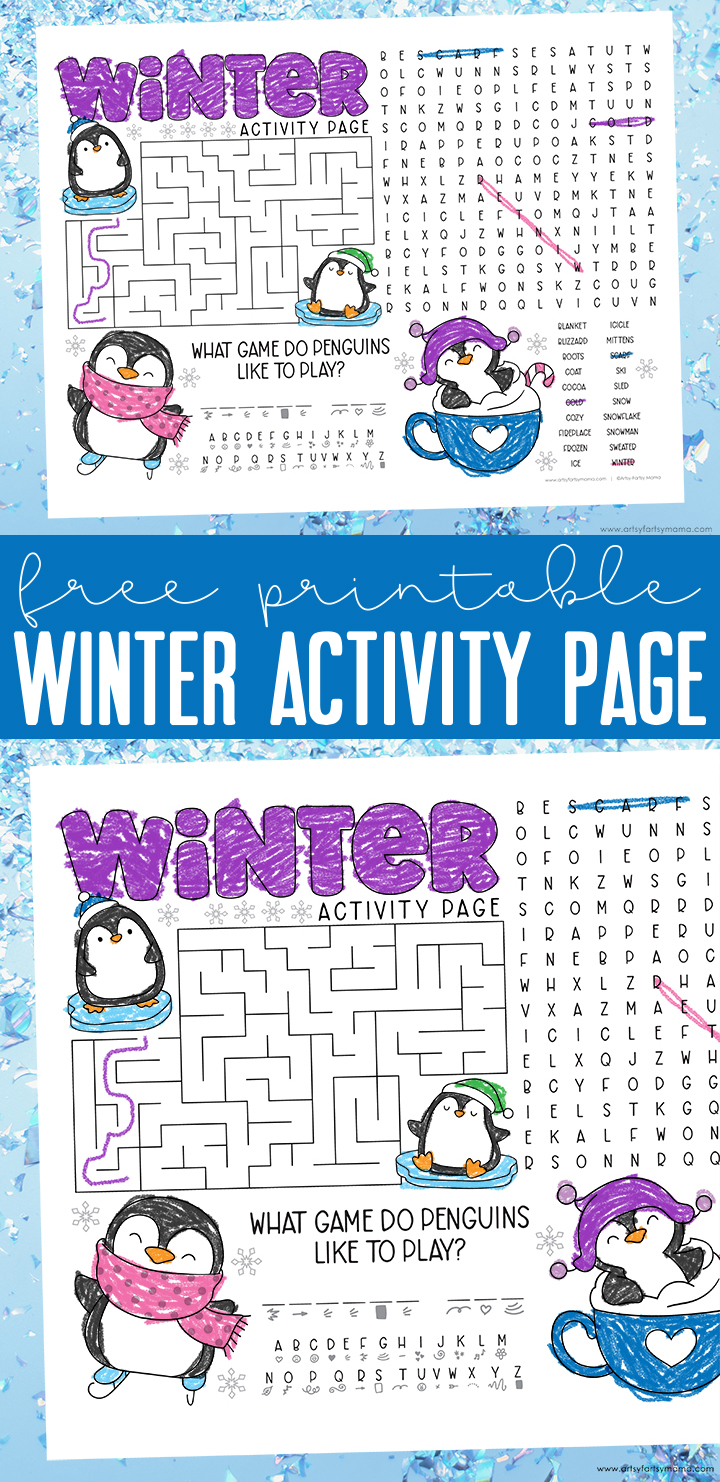 Free Printable Winter Activity Page