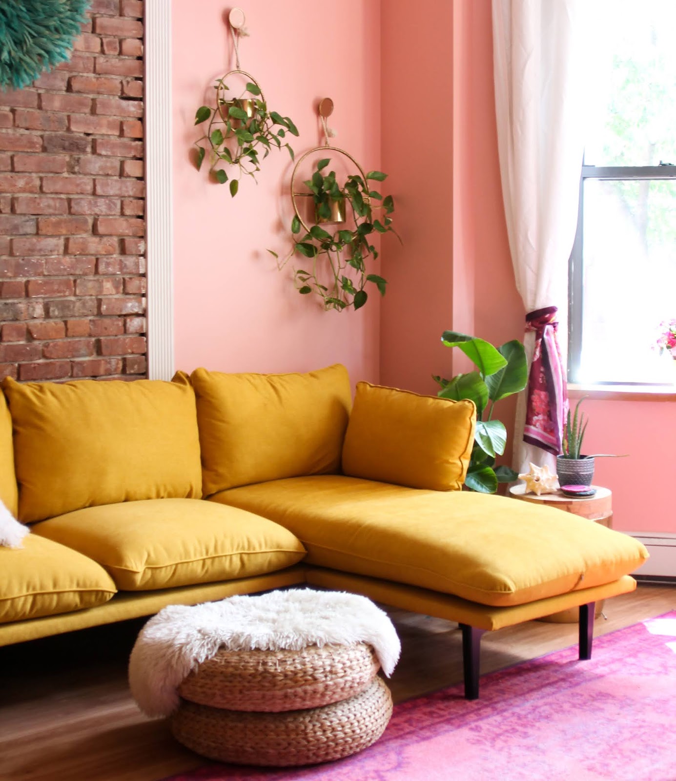 Ready To Go Bold In Your Living Room Heres The Bright Yellow Sofa Of Your Dreams TfDiaries By Megan Zietz
