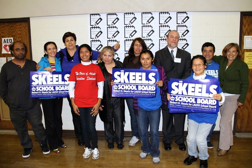 Robert D. Skeels Speaking at the third D2NC LAUSD Candidate Forum in Boyle Heights