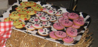 Galletitas de mantequilla o cukis de animales de granja