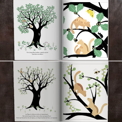 Quelque chose de merveilleux, un livre pour enfant sur le cycle de la nature et des saisons, végétal et animal, un chêne et un écureuil, Ed Mémo, Vast
