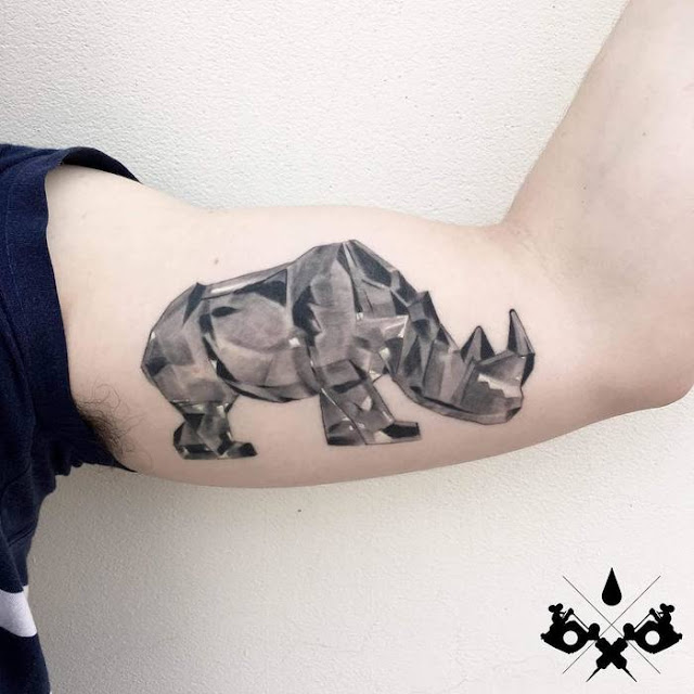 Tatuagem rinoceronte