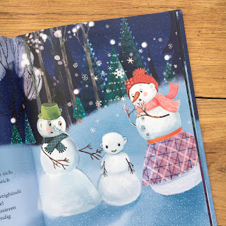 Winterbuch für Kinder: "Schneefunkelwunder" von Tanya Stewner, illustriert von Mila Marquis, erschienen im Fischer KJB Verlag, Rezension auf Kinderbuchblog Familienbücherei